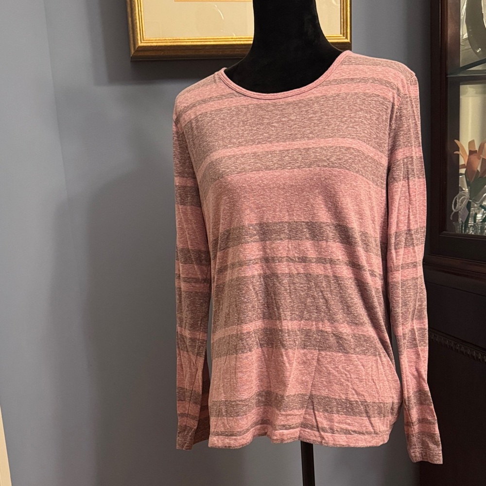 Heathered Striped tee
